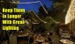 beer garden night